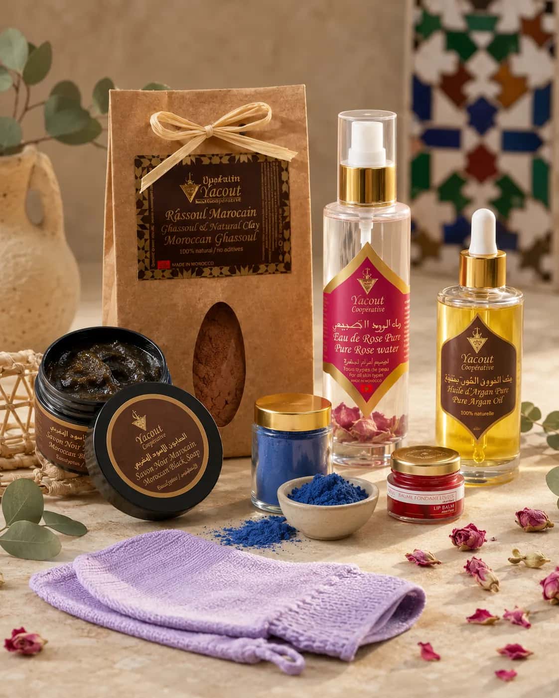 Pack Ritual Hammam Marroquí, set completo de cosmética natural